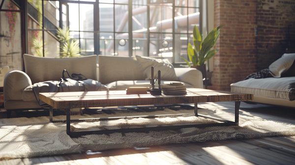 Tables basse industrielle : le choix parfait pour votre salon