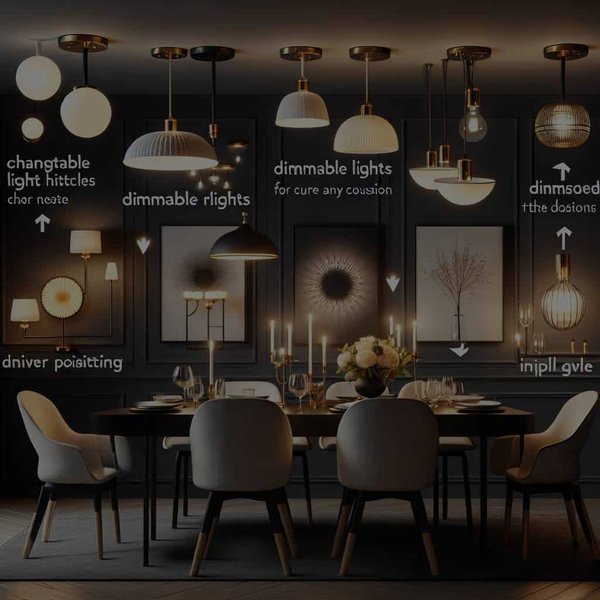 Quelles astuces pour créer un éclairage de salle à manger qui s'adapte à chaque occasion ?